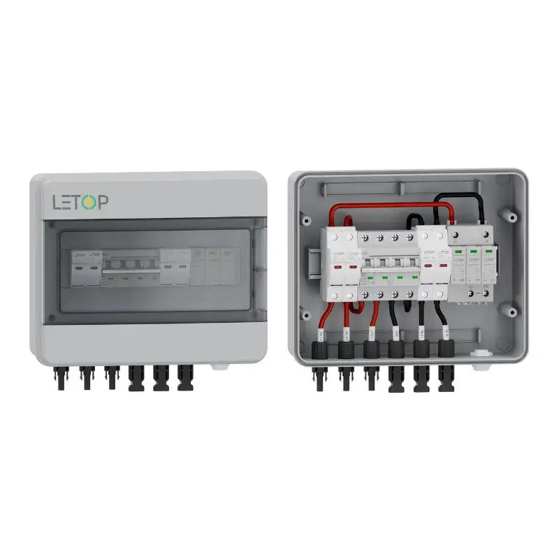 2 String DC Combiner box 2 in 1 out