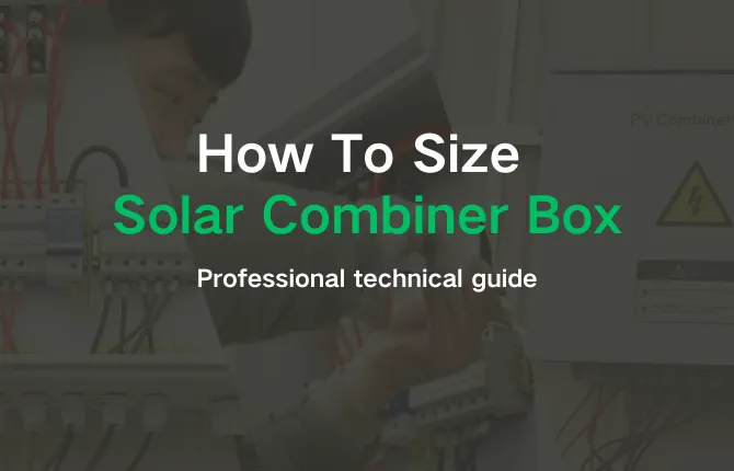 Como dimensionar o banner da caixa combinadora solar