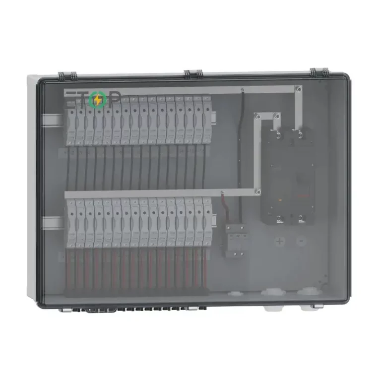 16 String PV plastic Combiner box 16 in 1 out 1500V