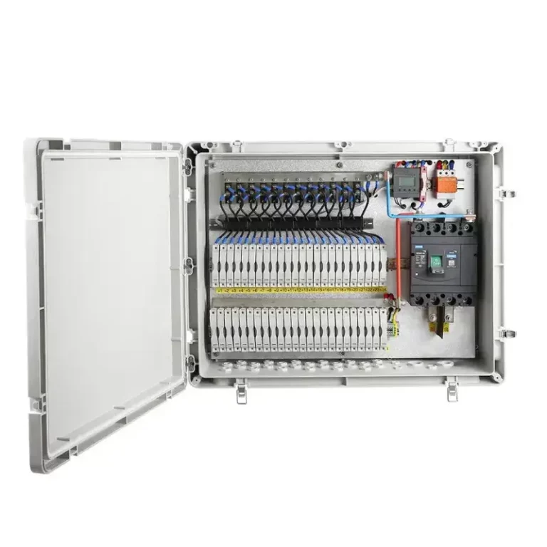 24 string PV Metal Combiner Box 24 in 1 out 1500V