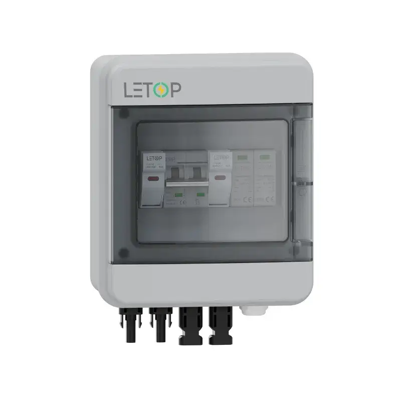 Single String Solar Combiner Box 1 in 1 out 600V