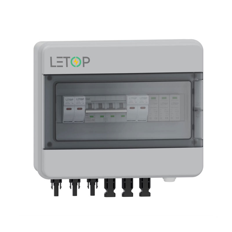 2 String DC Combiner box 2 in 1 out with MCB 1000V